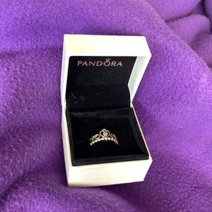 Pandora princess crown ring